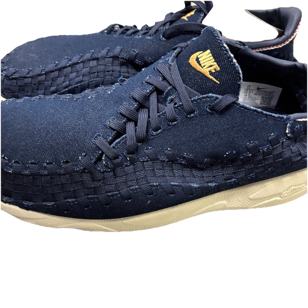 WOMEN'S 13 NIKE AIR‎ FOOTSCAPE WOVEN 'RAW DENIM OBSIDIAN' [HF1759-400] Casual